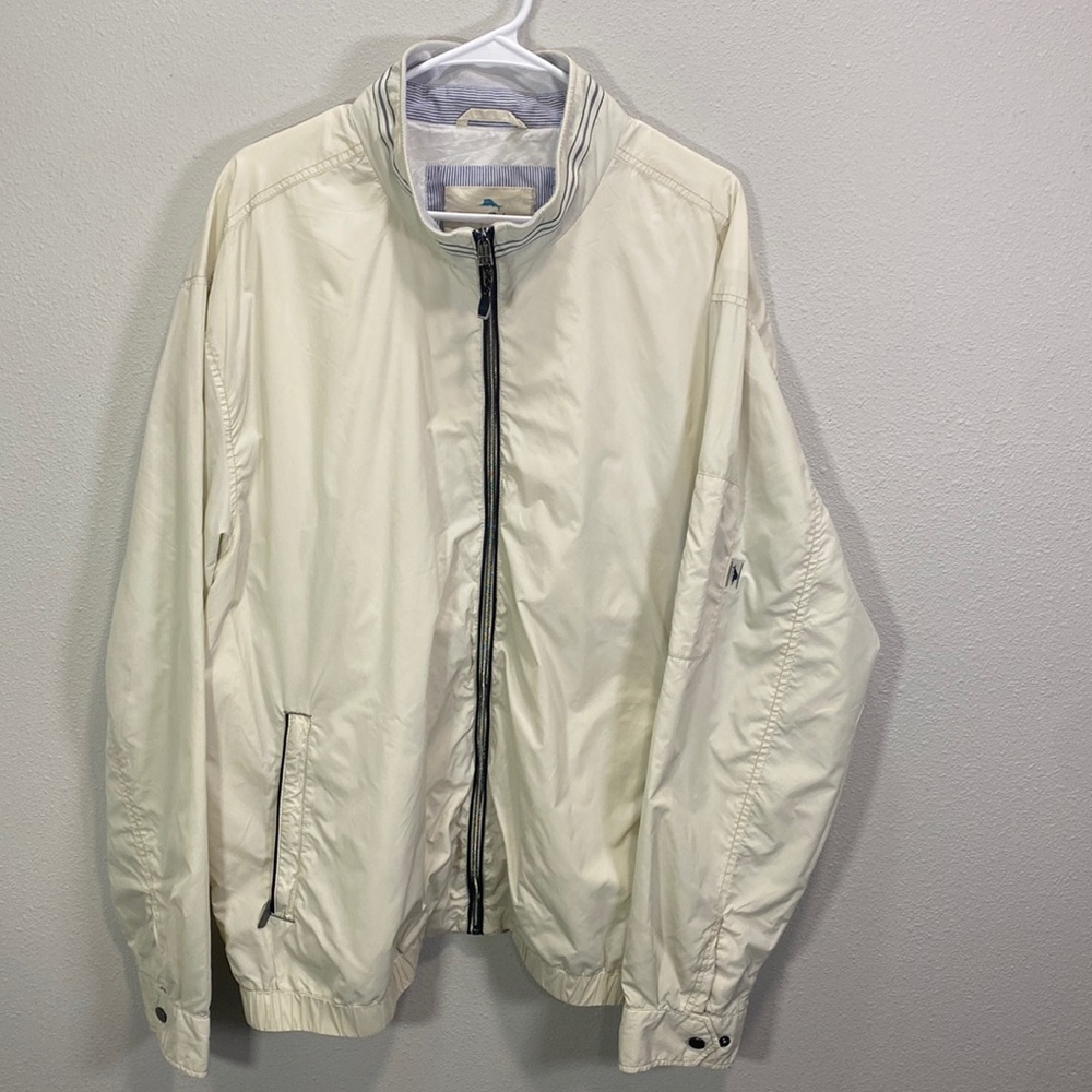Tommy BAHAMA lightweight windbreaker‎ jacket lined